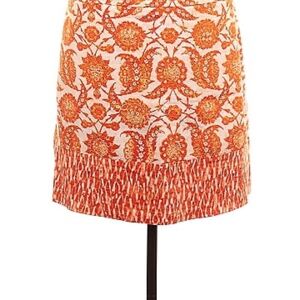 Michael Michael Kors mid-rise waist orange skirt size 8P